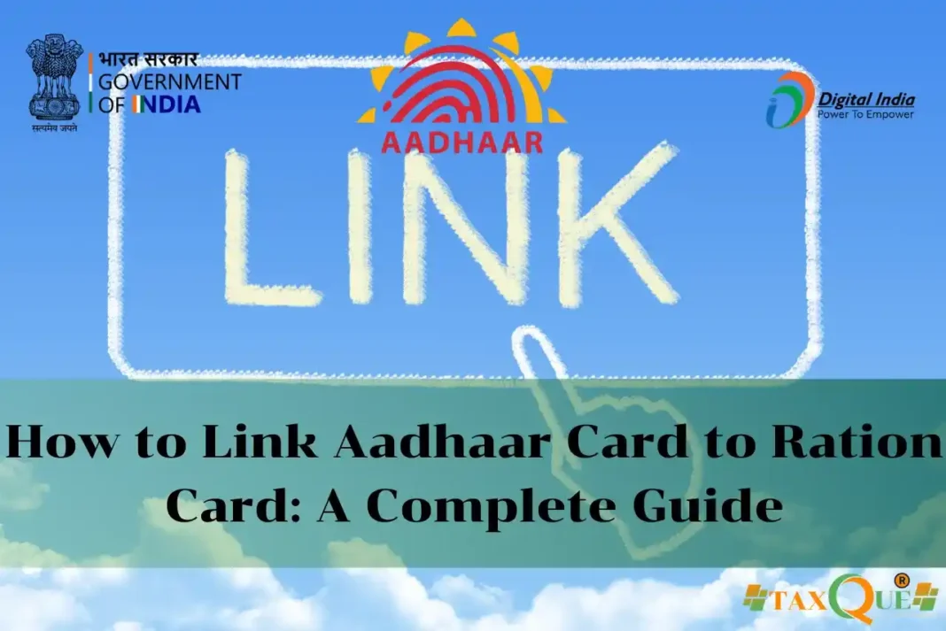 Aadhaar card to ration card