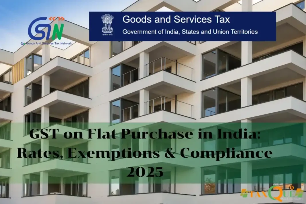 GST on flat purchase