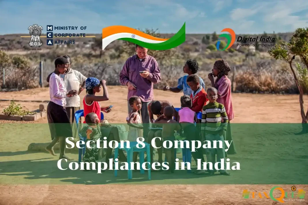 Section 8 Company Compliances in India