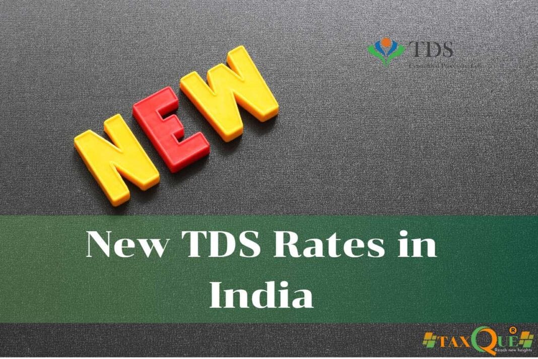 New TDS Rates