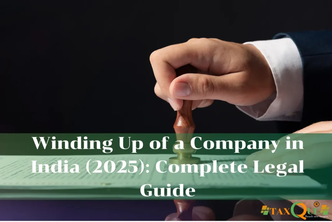 Winding Up of a Company